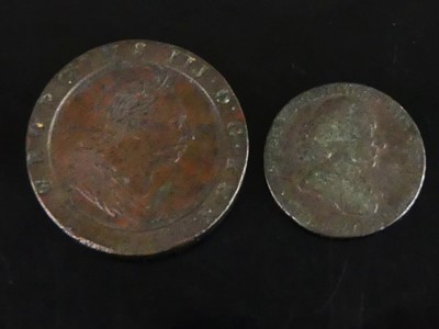 Lot 2040 - Great Britain, 1797 cartwheel two penny, Soho...