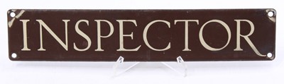 Lot 14 - A BR Western Region Inspector enamel sign,...