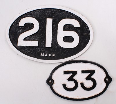 Lot 51 - 2x bridge plates, one real cast iron but...