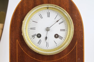 Lot 41 - An Edwardian mahogany and pearwood strung...