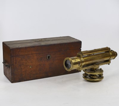 Lot 20 - A late 19th century John Davis of Derby brass...