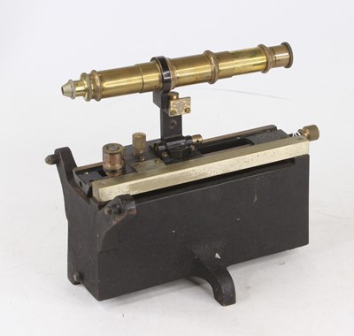 Lot 21 - An early 20th century lacquered brass and cast...