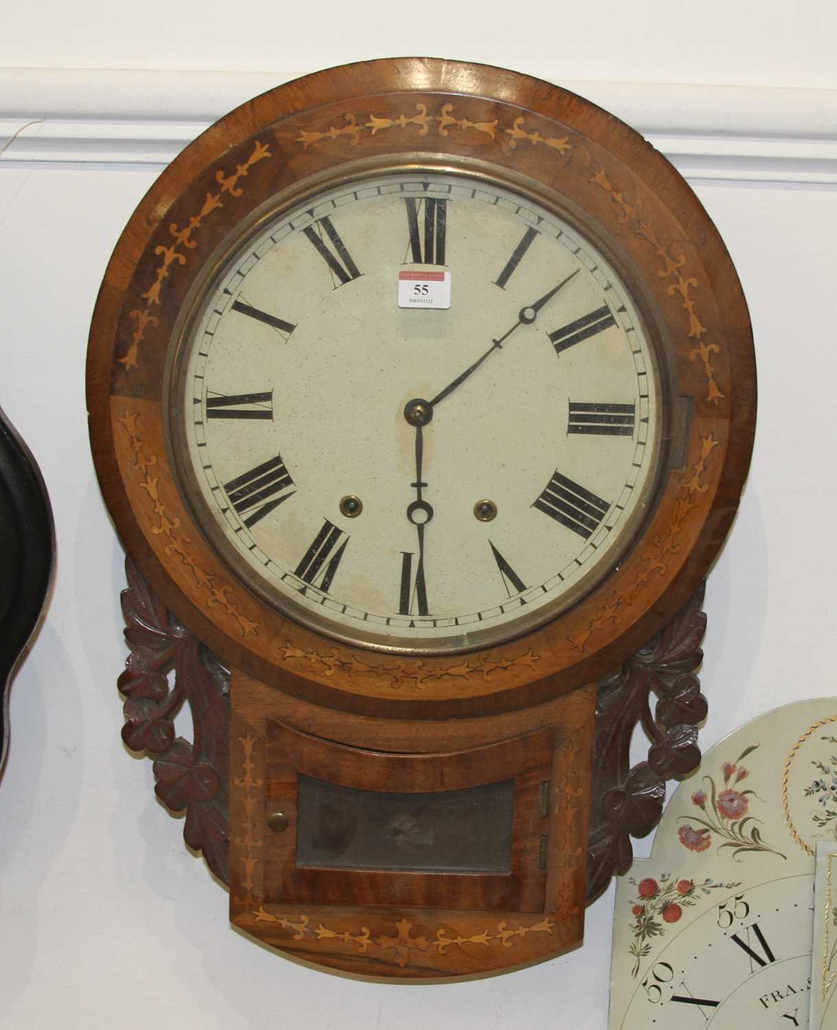 Lot 55 - A Victorian walnut and satin wood inlaid cased...