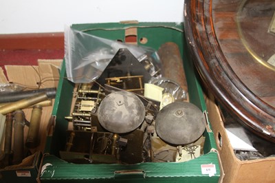 Lot 69 - A late 18th/early 19th century bracket clock...