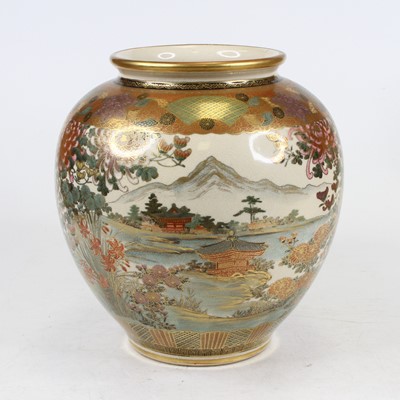 Lot 94 - A Japanese Meiji period (1868-1912) satsuma...
