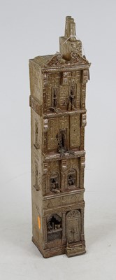 Lot 103 - A 20th century studio pottery model of a pub,...