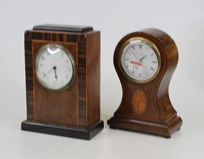 Lot 130 - An Edwardian mahogany and inlaid balloon...