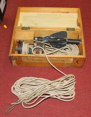 Lot 172 - A Walker's Excelsior IV patent log for yachts...