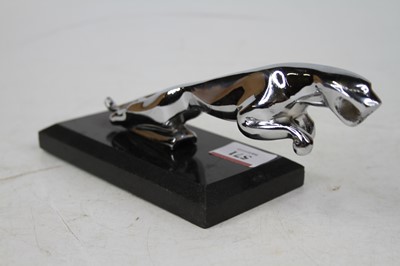 Lot 624 - A reproduction Jaguar car mascot, mounted upon...