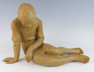 Lot 529 - S.E. Nichols - a studio pottery model of a...