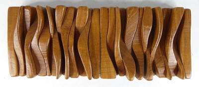 Lot 676 - Brian Willsher (1930-2010) - a compact carved...