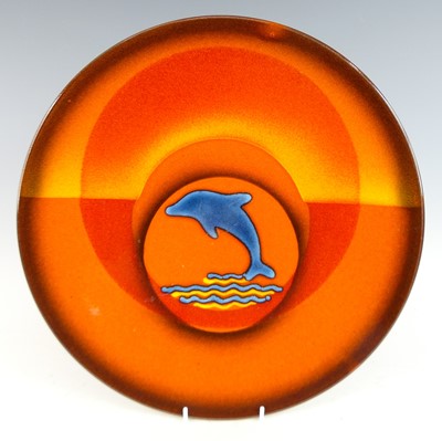 Lot 517 - A large Poole Pottery limited edition circular...