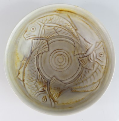 Lot 531 - A 1930s Royal Lancastrian pottery bowl, the...