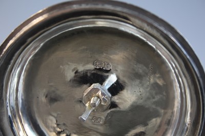 Lot 2098 - A Victorian silver teapot, of squat baluster...