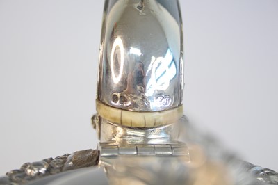 Lot 2098 - A Victorian silver teapot, of squat baluster...