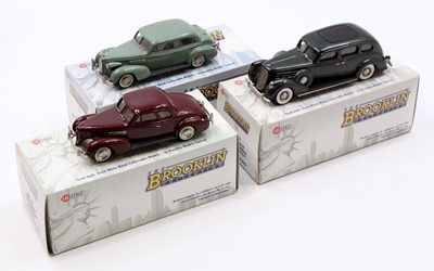 Lot 980 - Brooklin Models 1/43rd scale white metal boxed...