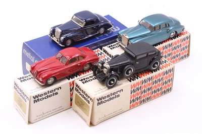 Lot 982 - Western Models and Metal43 1/43rd scale white...