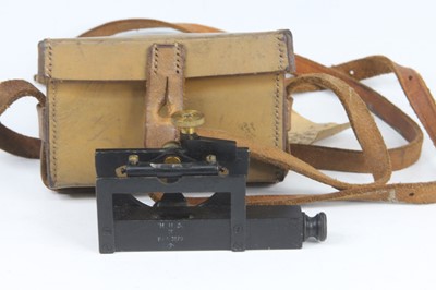Lot 236 - An Abney Level Clinometer, the black lacquered...