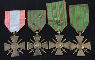 Lot 55 - A WW I French Croix De Guerre des Toe (Croix...