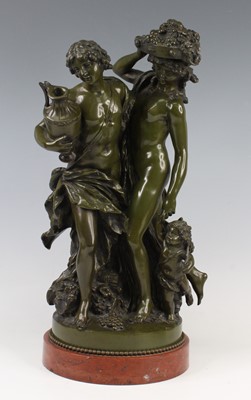 Lot 2318 - After Clodion (1738-1840) - a bronze...