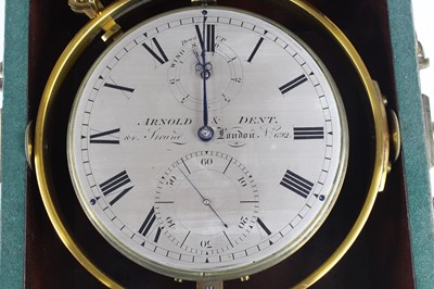 Lot 2457 - A George IV marine chronometer by Arnold &...