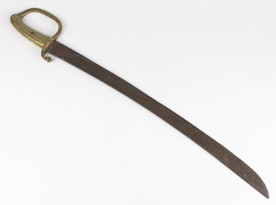 Lot 323 - A 19th century French Infantry briquet sabre,...