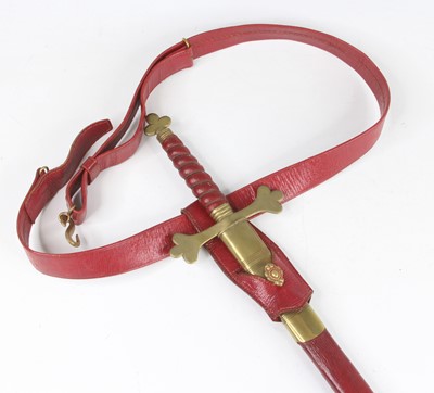 Lot 28 - A Masonic Ceremonial dress sword, the 82cm...