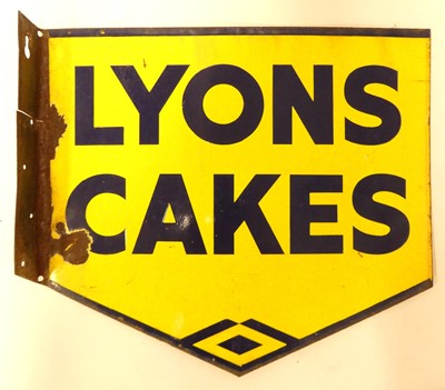 Lot 640 - An early 20th century enamel on metal wall...