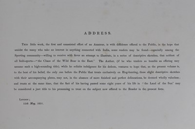 Lot 2013 - Fotheringham, J.R.: Sporting Sketches And...