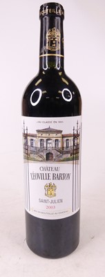 Lot 1027 - Chateau Leoville Barton 2003 Saint Julien, one...