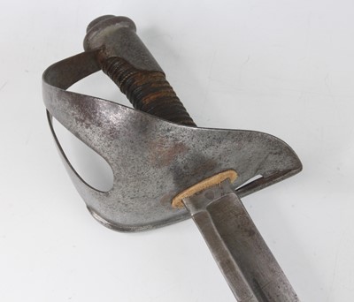 Lot 50 - An Italian M1860 Heavy Cavalry Trooper's sword,...