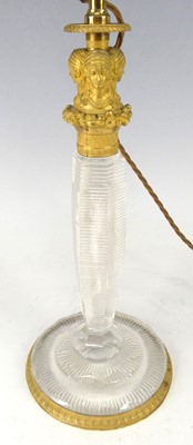 Lot 2350 - A circa 1900 French gilt bronze and etched cut...