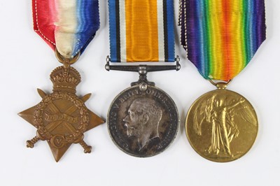 Lot 88 - A WW I trio to include 1914-15 Star, British...