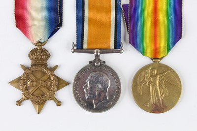 Lot 90 - A WW I trio to include 1914-15 Star, British...