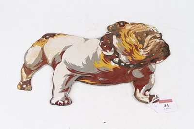 Lot 44 - An enamel on metal sign, in the form of a...