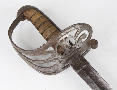 Lot 338 - A British 1827 pattern Rifle Officer's sword,...