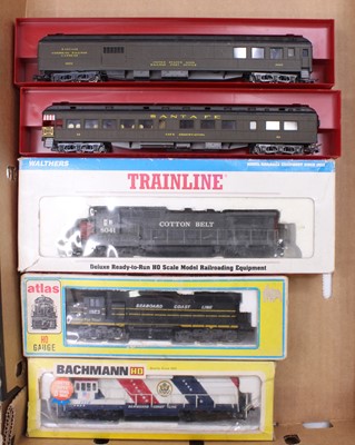 Lot 465 - Five American items, HO gauge: Bachmann 0602...