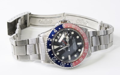 Lot 1355 - A gents Rolex Oyster Perpetual GMT Master...