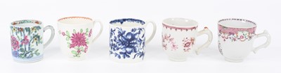 Lot 1105 - A Worcester porcelain coffee can, circa 1770,...