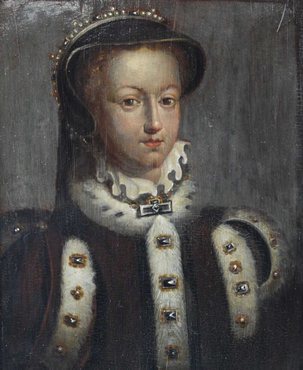 Lot 1463 - 17th century school - believed to be Mary...