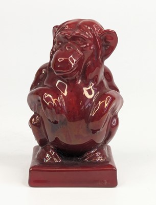 Lot 46 - Bernard Moore (1850-1935) - a red flambé...