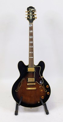 Lot 531 - An Epiphone Sheraton II semi-hollow archtop...