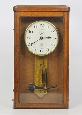 Lot 136 - A French Ato Electrique Master clock, designed...