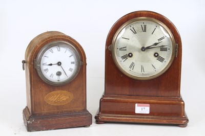 Lot 17 - An Edwardian mahogany and boxwood strung...
