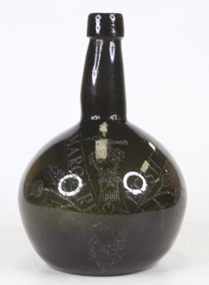 Lot 21 - A 19th century Scottish Alloa Glassworks wine...