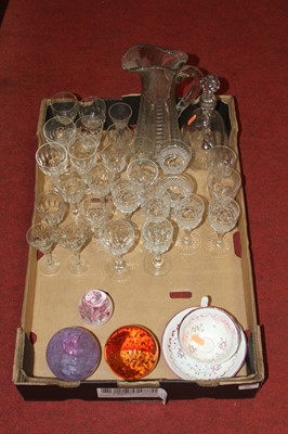 Lot 86 - A collection of glassware and ceramics, to...