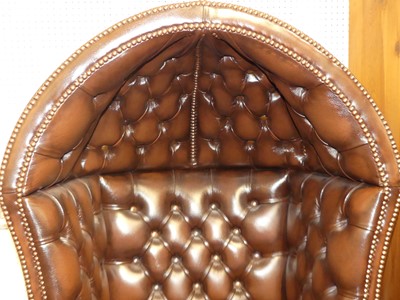 Lot 1125 - A good quality contemporary chocolate brown...