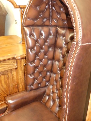Lot 1125 - A good quality contemporary chocolate brown...