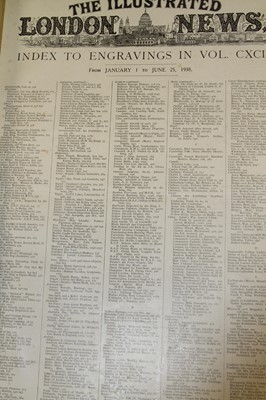 Lot 109 - The Illustrated London News, index to...