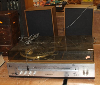 Lot 110 - A Pye stereo music system, comprising...